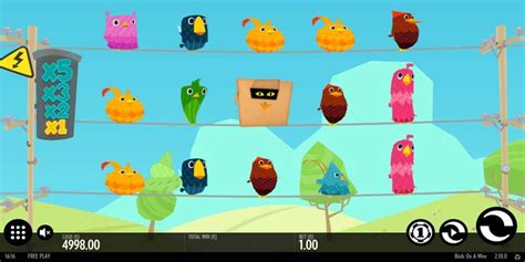 Игровой автомат Birds on a Wire (Птицы на Проводе) играть онлайн бесплатно
